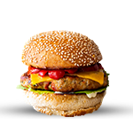 Hot & Spicy Chicken Burger  Single 
